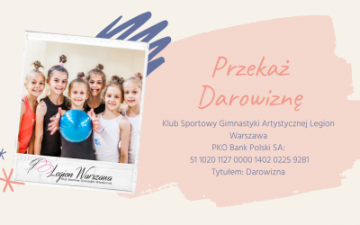 Przekaż Darowiznę – KSGA Legion Warszawa